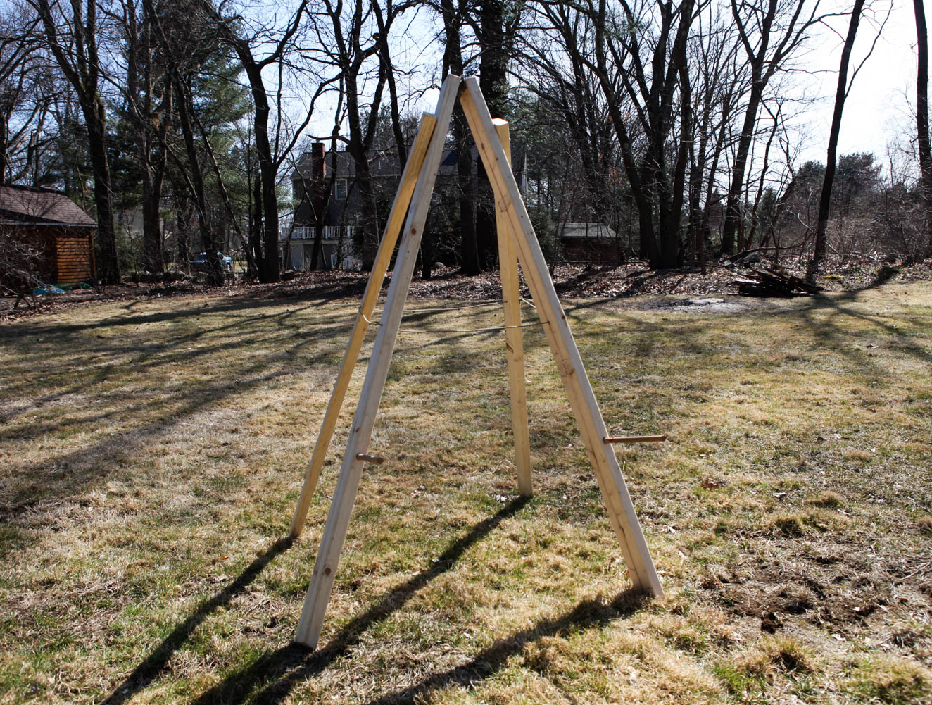 Wooden A-Frame Target Stand for 36 Mat